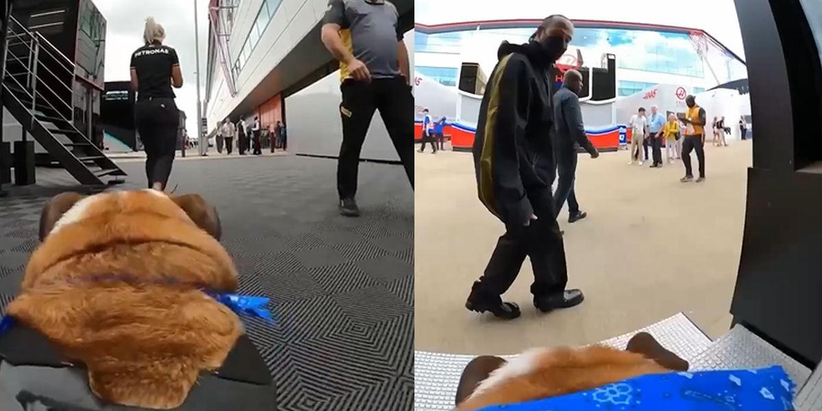 Roscoe, le chien de Lewis Hamilton infiltre les coulisses de la Formule 1